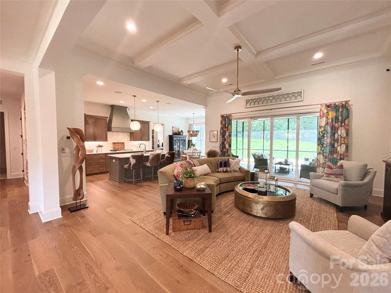 Furnished interior view inside a new home in Cordera, Concord (Image 4).
