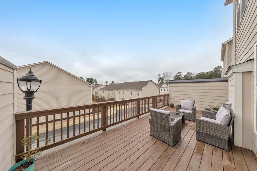 Exterior details and patio area of a home in , Woodstock (Image 27). Exterior details and patio area of a home in , Woodstock (Image 27).