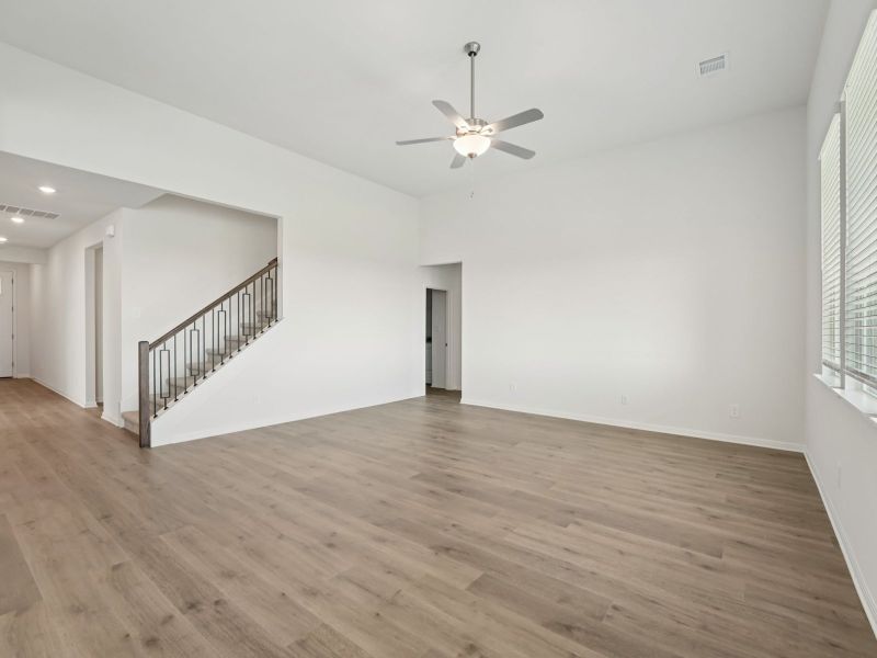 Spacious, unfurnished interior of a new home in Prairie Winds - Executive Collection, Hutto (Image 11).