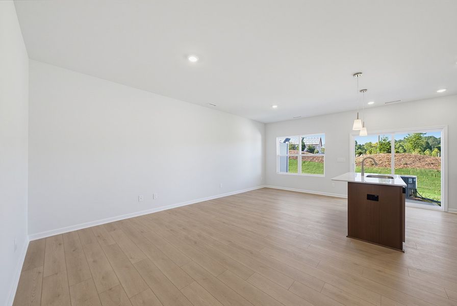 Spacious, unfurnished interior of a new home in Sweetbrier, Durham (Image 17).