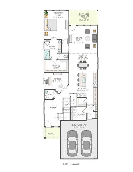 2D floor plan layout of this home in Flora, Hutto, TX (Image 2). 2D floor plan layout of this home in Flora, Hutto, TX (Image 2).