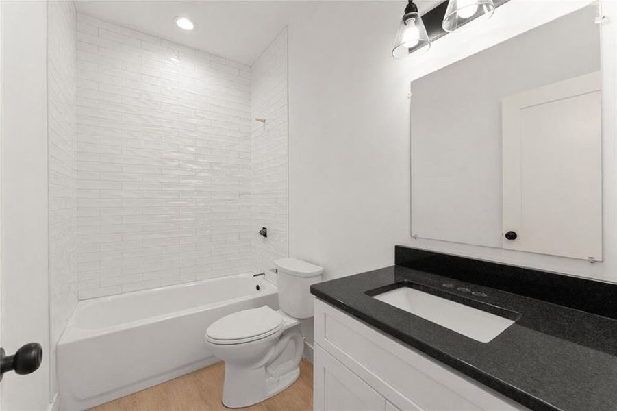 Furnished interior view inside a new home in , Cleveland (Image 9).