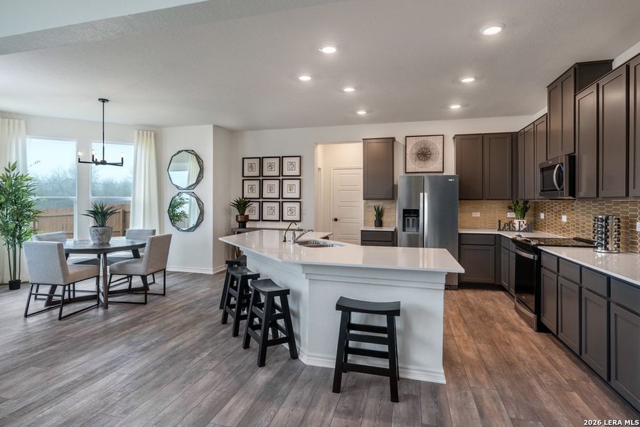 Furnished interior view inside a new home in , San Antonio (Image 4).