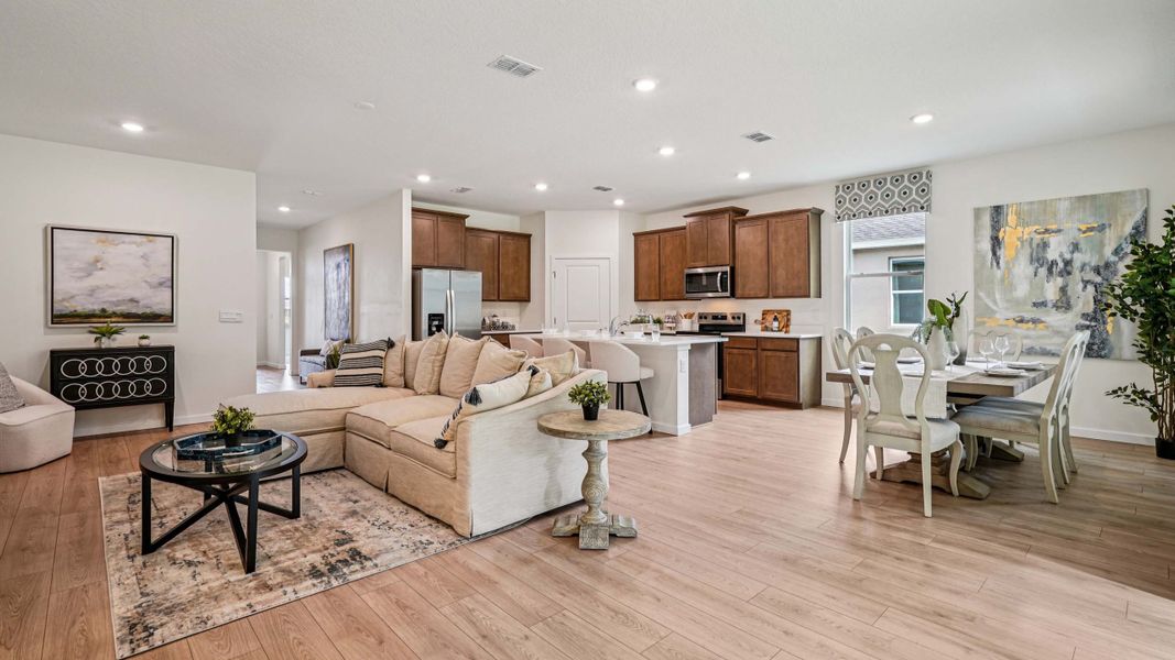 Furnished interior view inside a new home in Ocala Preserve, Ocala (Image 8).