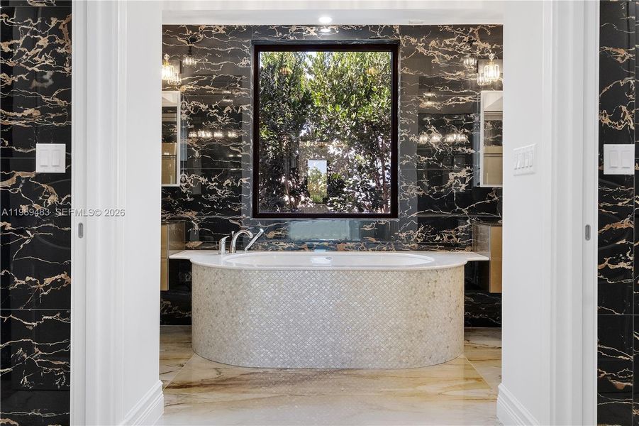 Furnished interior view inside a new home in , Surfside (Image 12).