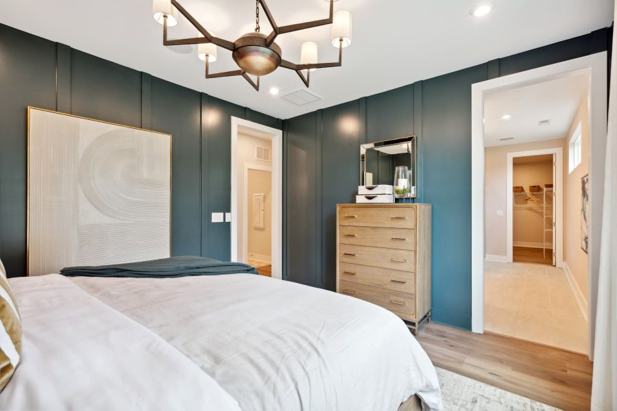 Representative furnished interior of a home built from the Stowe by Tri Pointe Homes in Seven Oaks, Belmont (Image 38).