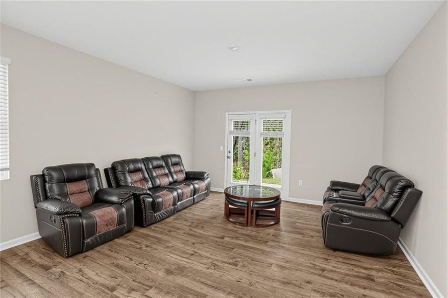 Furnished interior view inside a new home in Etowah Preserve, Dawsonville (Image 12).