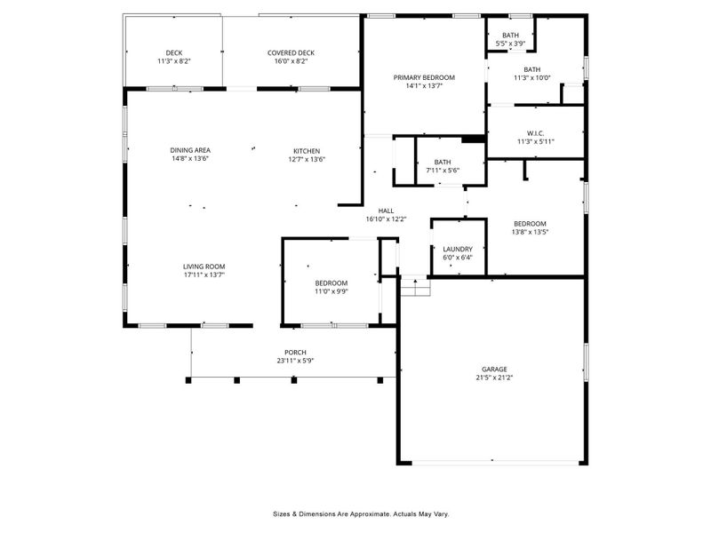 2D floor plan layout of this home in , Lincolnton, NC (Image 5).