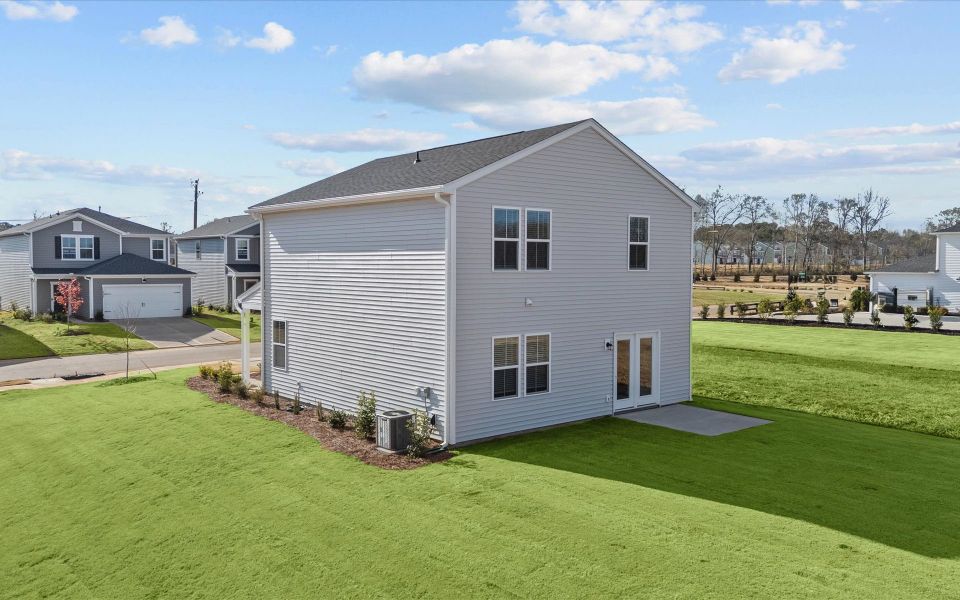 Exterior details and patio area of a home in Crestview, Spartanburg (Image 4). Exterior details and patio area of a home in Crestview, Spartanburg (Image 4).