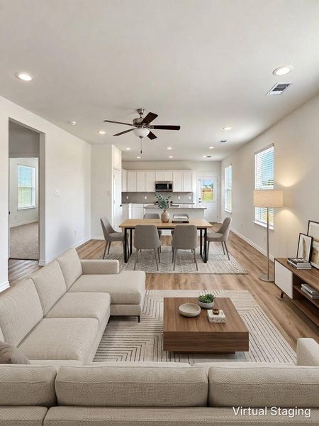 Furnished interior view inside a new home in , Dayton (Image 9).
