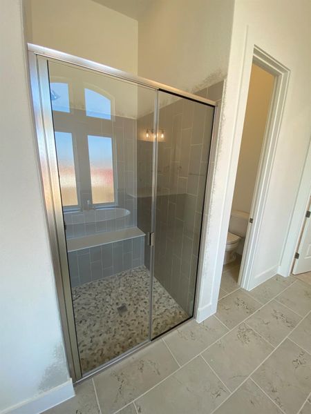 Walk-in shower in Primary Bath Walk-in shower in Primary Bath