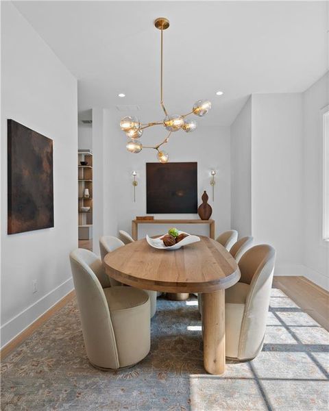 Furnished interior view inside a new home in , Roswell (Image 30).