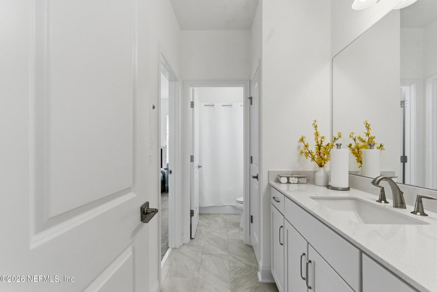 Furnished interior view inside a new home in Middlebourne, St. Johns (Image 18).