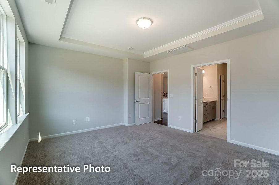 Spacious, unfurnished interior of a new home in Villas at Prestwick, Mooresville (Image 32).