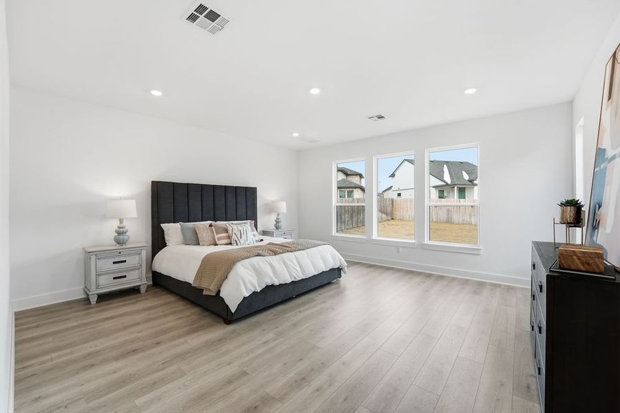 Furnished interior view inside a new home in Santa Rita Ranch, Liberty Hill (Image 13).