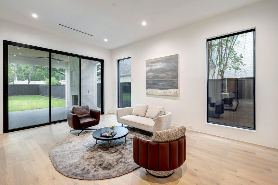 Furnished interior view inside a new home in , Houston (Image 7).