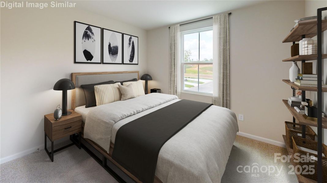 Furnished interior view inside a new home in Overture Pointe Single Family, Hickory (Image 8). Furnished interior view inside a new home in Overture Pointe Single Family, Hickory (Image 8).