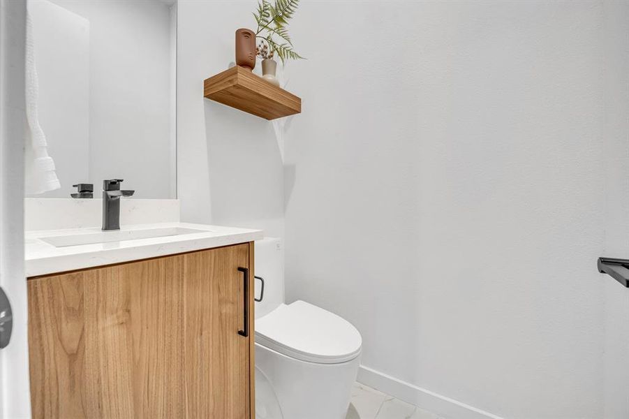 Close-up of interior finishes inside a home in , Dallas (Image 19).