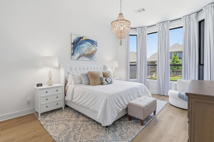 Furnished interior view inside a new home in , Brookshire (Image 45).