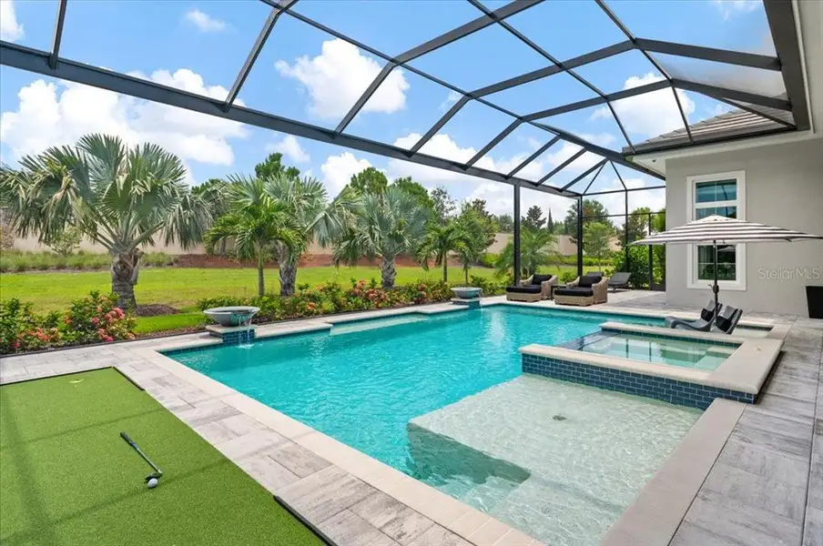 Exterior details and patio area of a home in , Lakewood Ranch (Image 47). Exterior details and patio area of a home in , Lakewood Ranch (Image 47).