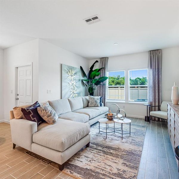 Furnished interior view inside a new home in , Ocala (Image 8). Furnished interior view inside a new home in , Ocala (Image 8).