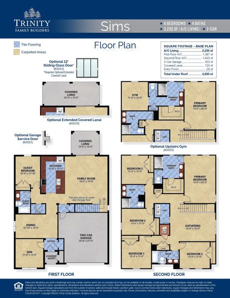 Sims floor plan