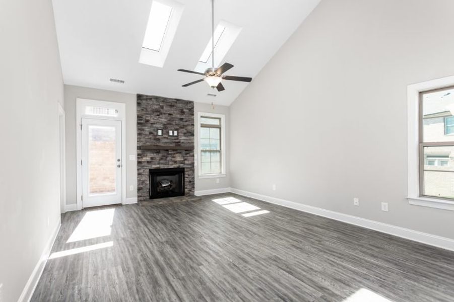 Representative unfurnished interior of a home built from the Greenwich by Keystone Homes NC in Northborough, Colfax (Image 23). Representative unfurnished interior of a home built from the Greenwich by Keystone Homes NC in Northborough, Colfax (Image 23).