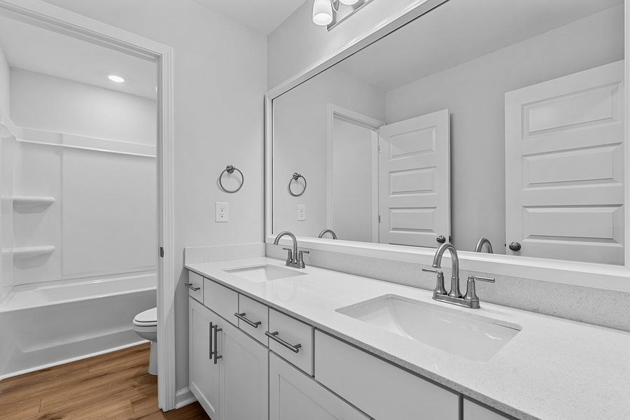 Furnished interior view inside a new home in Watkins Landing, Kernersville (Image 21).