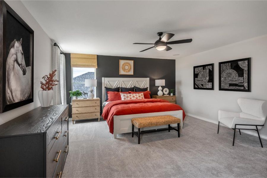 Representative furnished interior of a home built from the 2429 Modeled by KB Home in Princeton Estates II, Princeton (Image 8).