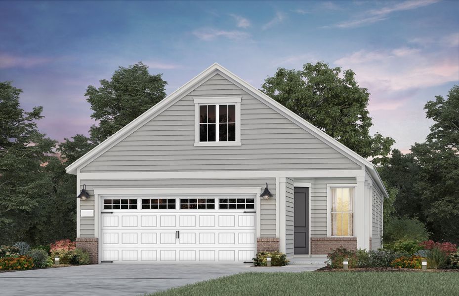 Representative exterior photo of a completed home built from the Contour by Del Webb in Del Webb at Chatham Park, Pittsboro, NC (Image 24).