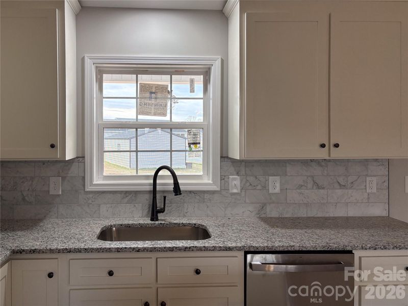 Pretty view to backyard.