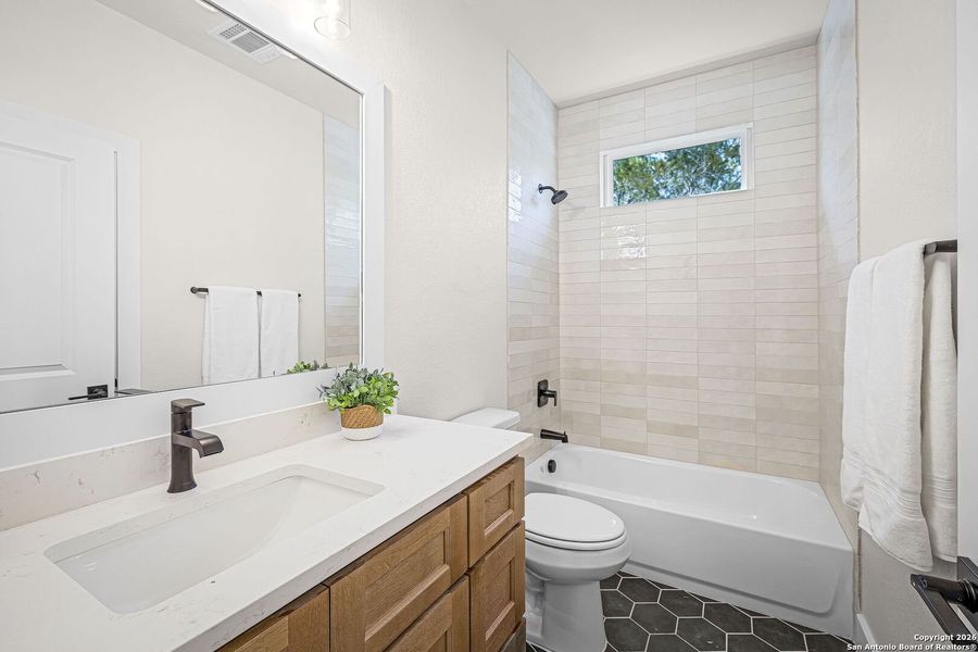 Furnished interior view inside a new home in , Spring Branch (Image 10).