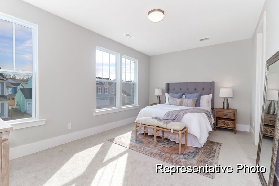 Furnished interior view inside a new home in Homecoming, Ravenel (Image 19).