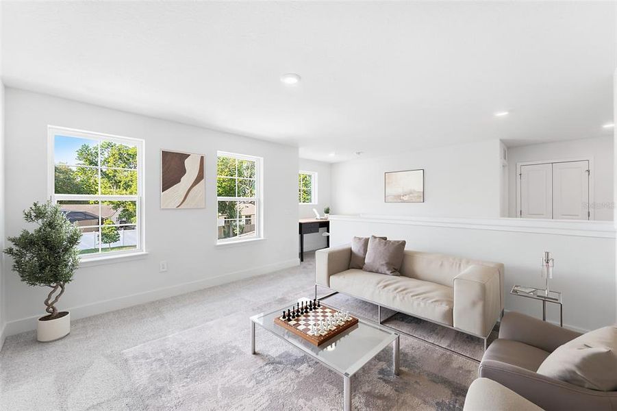 Furnished interior view inside a new home in Wekiva Springs Cove, Apopka (Image 11).