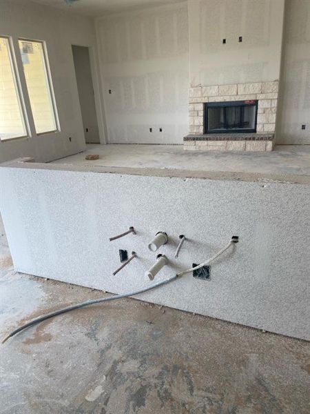 In-progress construction of a new home in Clear Sky Addition, Valley View, TX (Image 7).