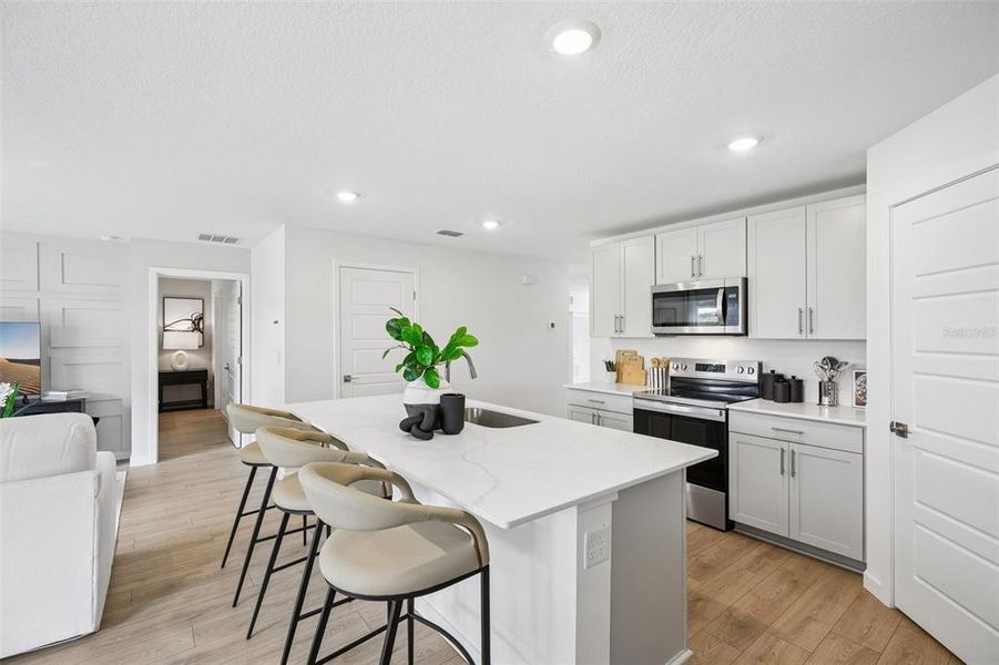 Furnished interior view inside a new home in Boulevard Oaks, Lady Lake (Image 6).