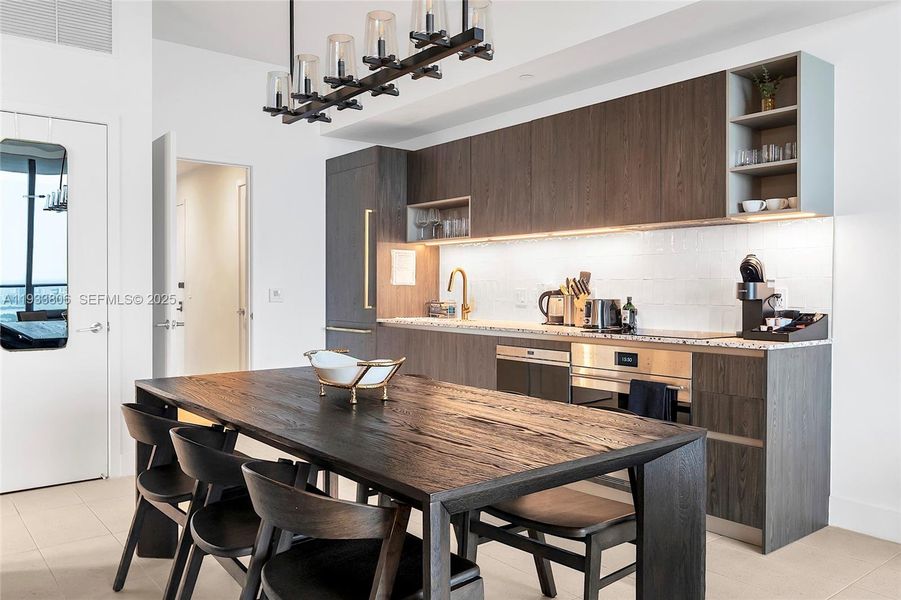 Furnished interior view inside a new home in , Miami (Image 31).