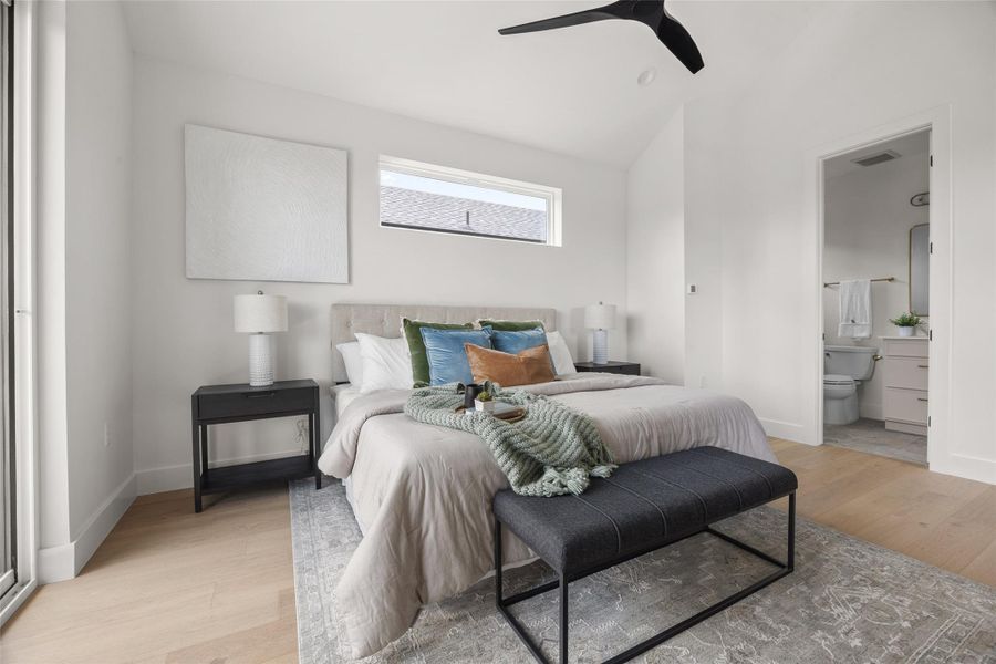 Furnished interior view inside a new home in , Austin (Image 31).