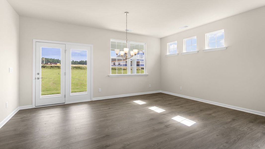 Spacious, unfurnished interior of a new home in The Villas at Martin Farms, Aberdeen (Image 13). Spacious, unfurnished interior of a new home in The Villas at Martin Farms, Aberdeen (Image 13).