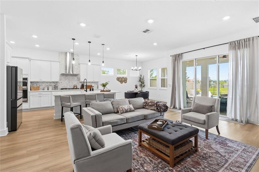 Furnished interior view inside a new home in , Winter Garden (Image 14). Furnished interior view inside a new home in , Winter Garden (Image 14).