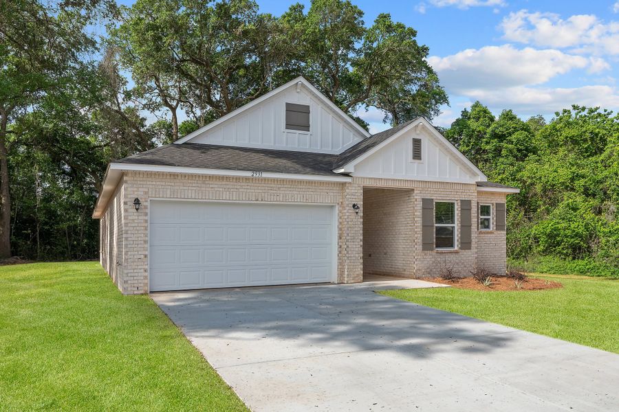 Representative exterior photo of a completed home built from the Drexel by Maronda Homes in Applewood Reserve, Lakeland, FL (Image 31).