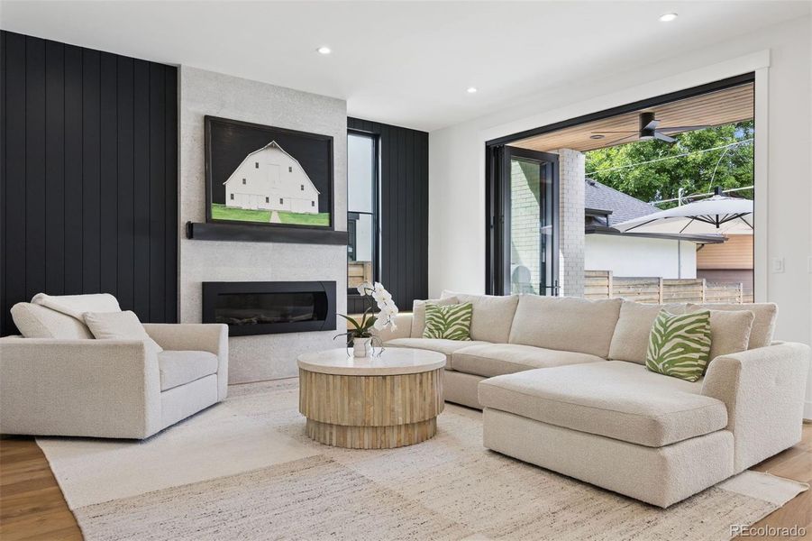Furnished interior view inside a new home in , Denver (Image 14).