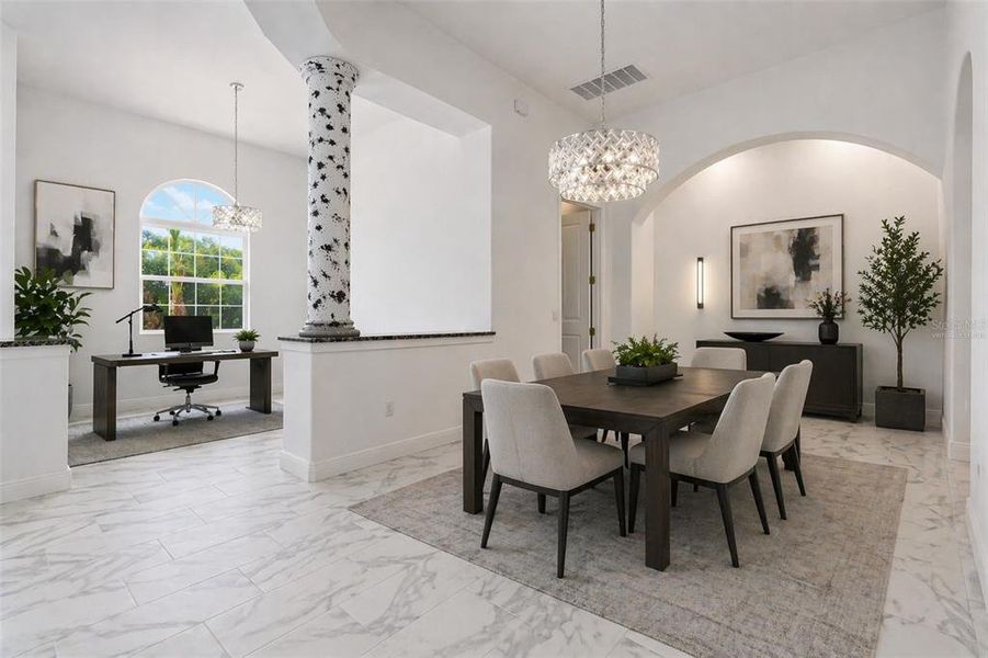 Furnished interior view inside a new home in , Hernando (Image 19).