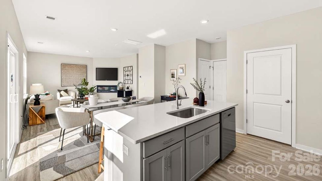 Furnished interior view inside a new home in Cline Village, Conover (Image 7).