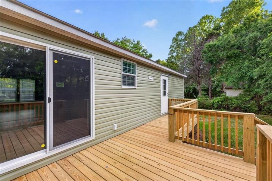 Exterior details and patio area of a home in , Loganville (Image 24).