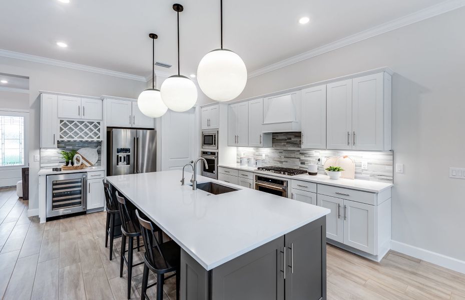 Thoughtfully designed kitchen with ample storage