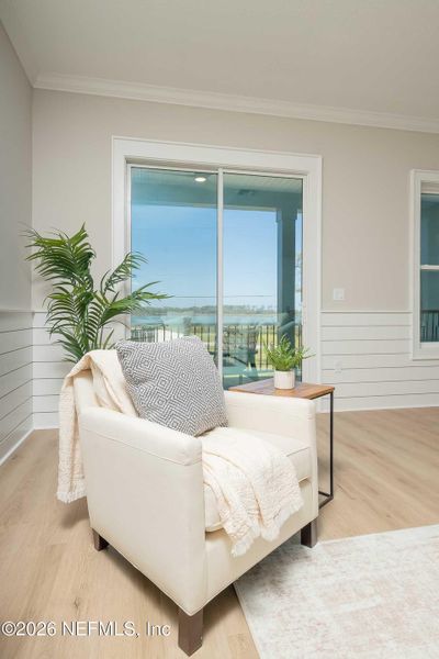 Furnished interior view inside a new home in , St. Augustine (Image 11).