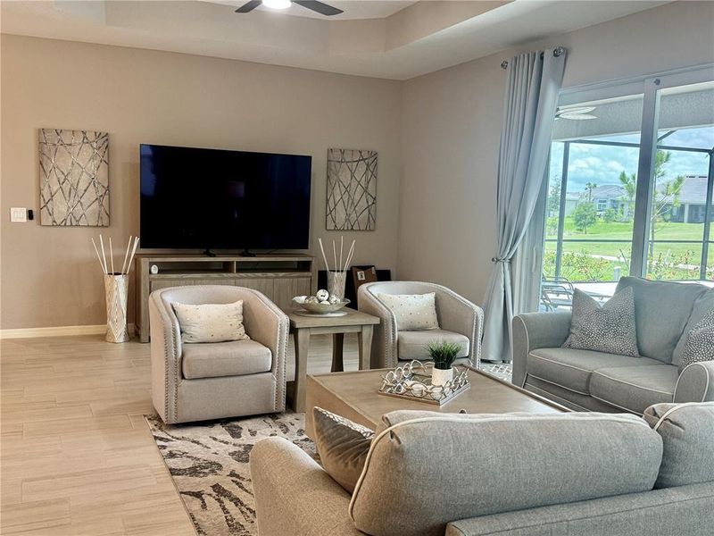 Furnished interior view inside a new home in , Lakewood Ranch (Image 19).