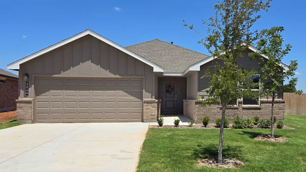 Front exterior of a home in the Faculty Row community, located in Abilene, TX (Image 4).