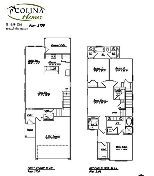 2D floor plan layout of this home in River Ranch, Dayton, TX (Image 4).